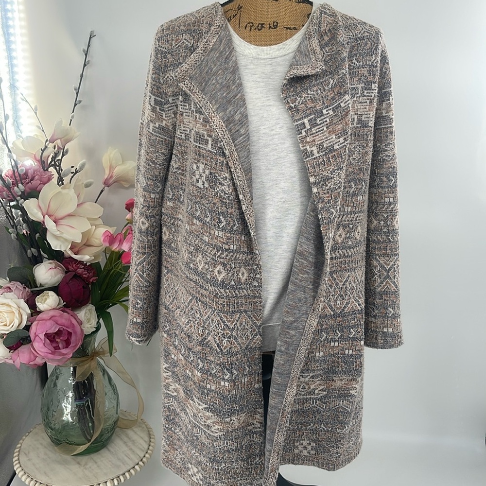 Lucky Brand - Aztec Print Cardigan